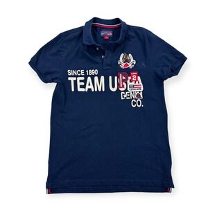 Vintage US Polo Assn Shirt Men's‎ M Navy Blue Polo Team USA Chief Keef